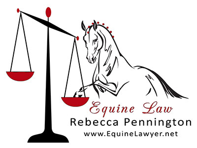 Equine Law Office of Rebecca Pennington logo